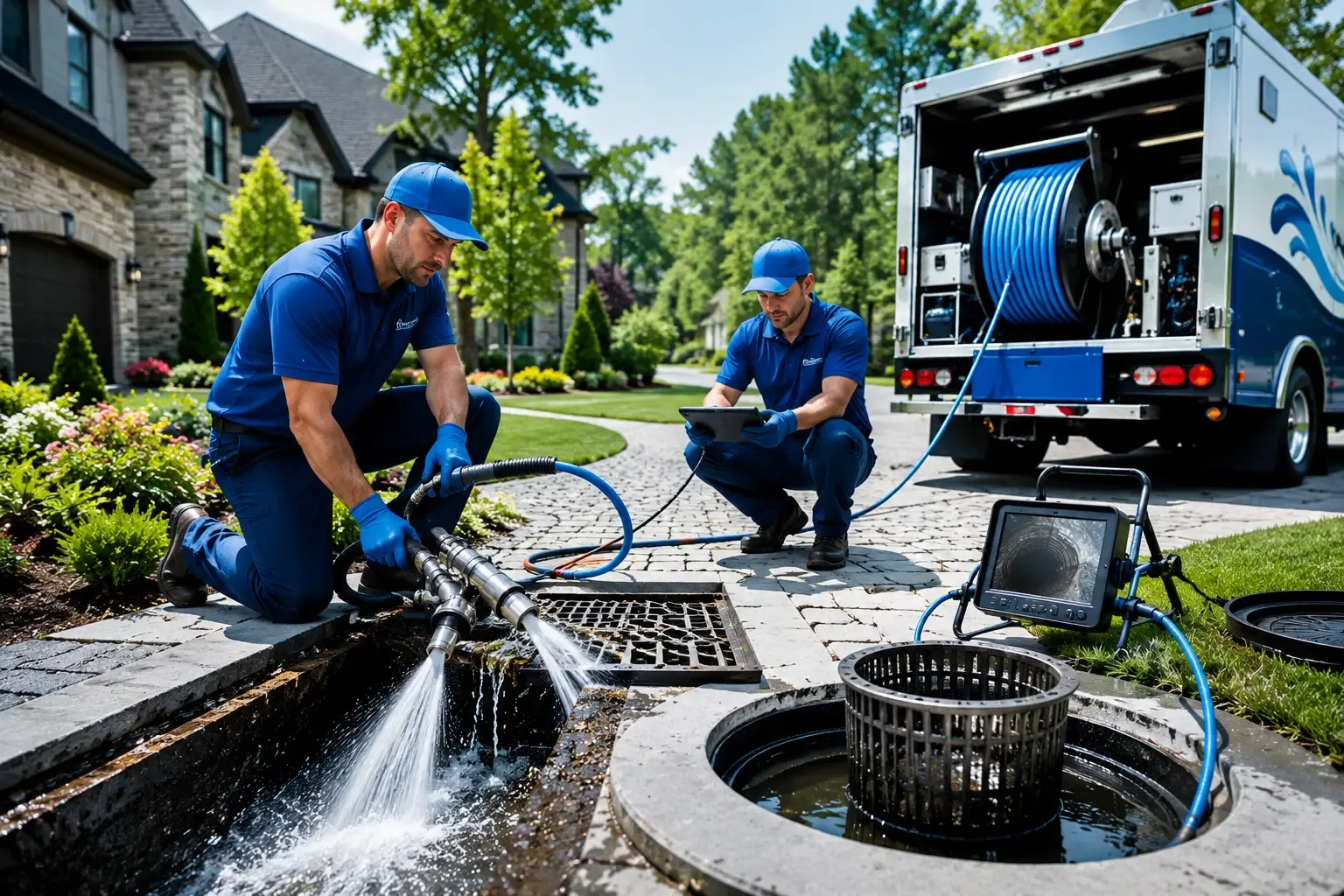 Local outdoor drain cleaning professionals in Mark Center, OH